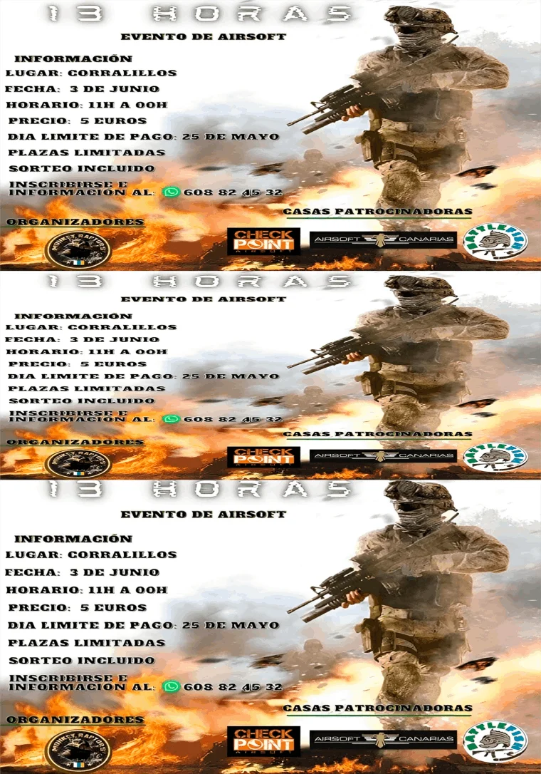Cartel de 13 HORAS