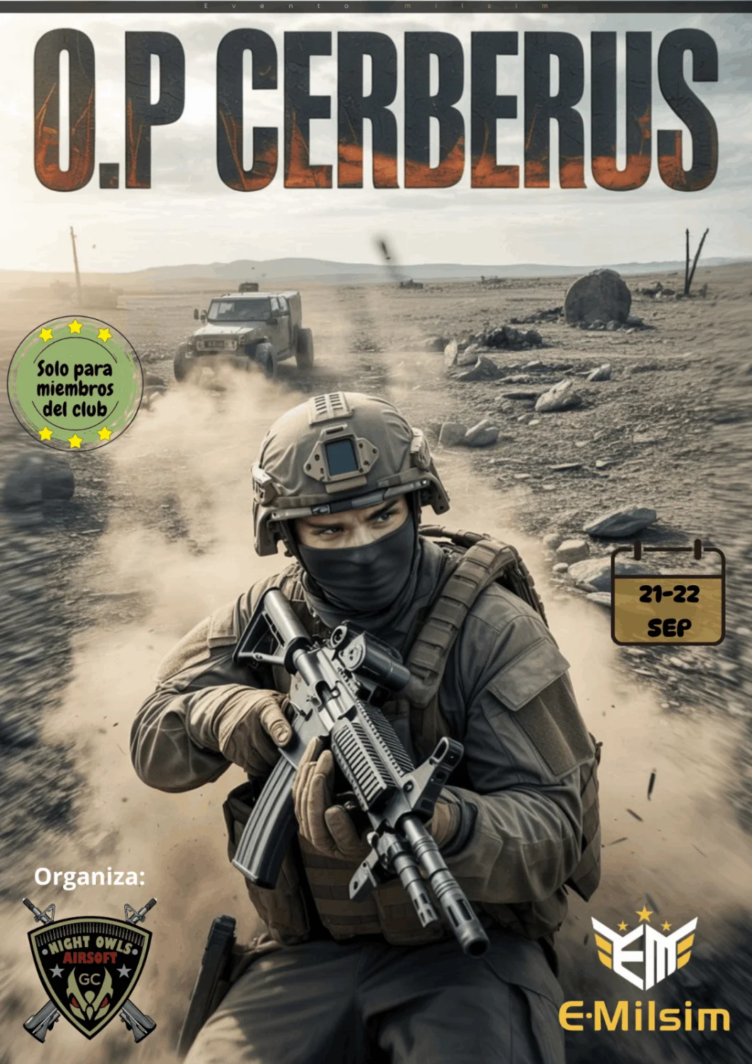 Cartel de OP. CERBERUS
