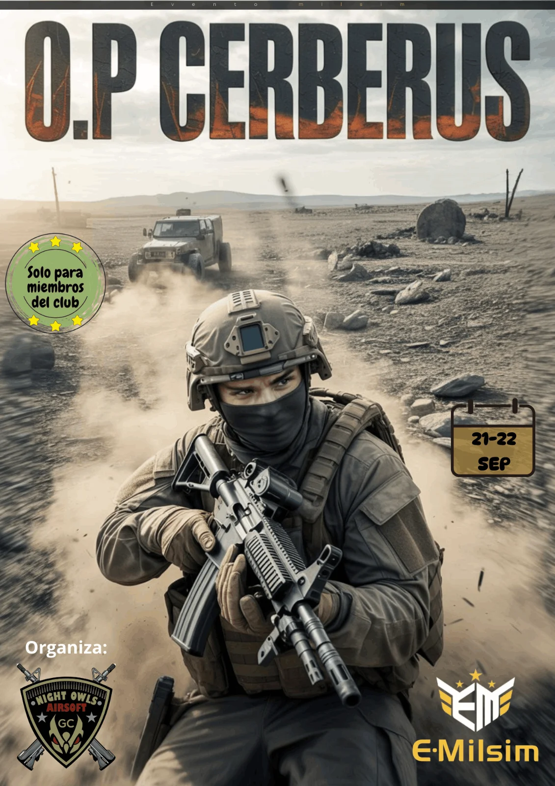 Cartel de OP. CERBERUS